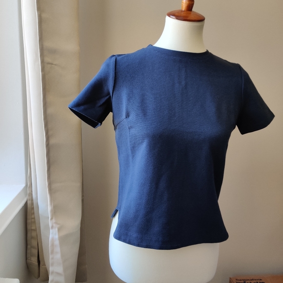 Cotton nylon crop top - Picture 2 of 4